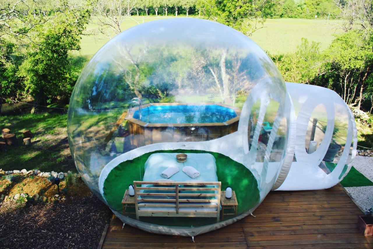 La Bulle Etoile Hotell Allegre Les Fumades Exteriör bild