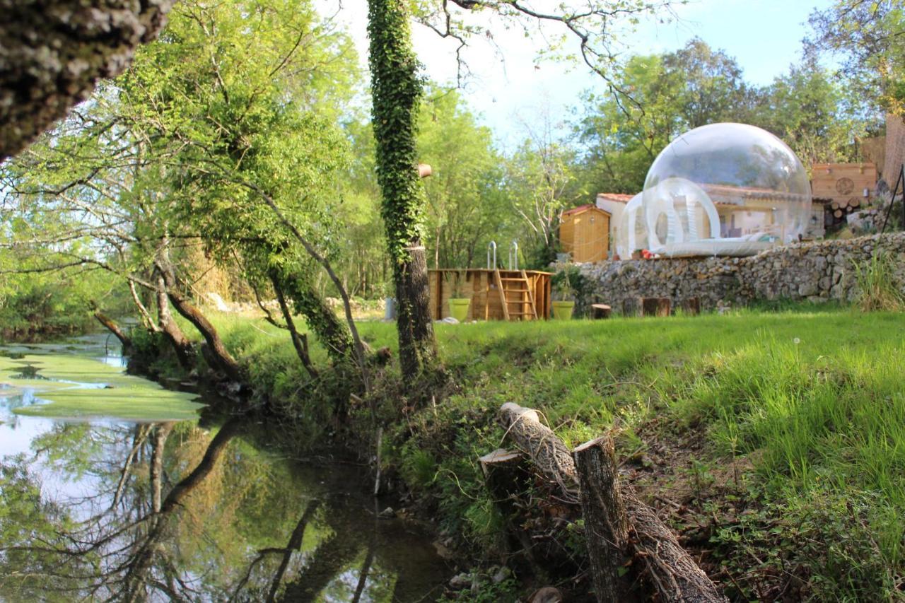La Bulle Etoile Hotell Allegre Les Fumades Exteriör bild