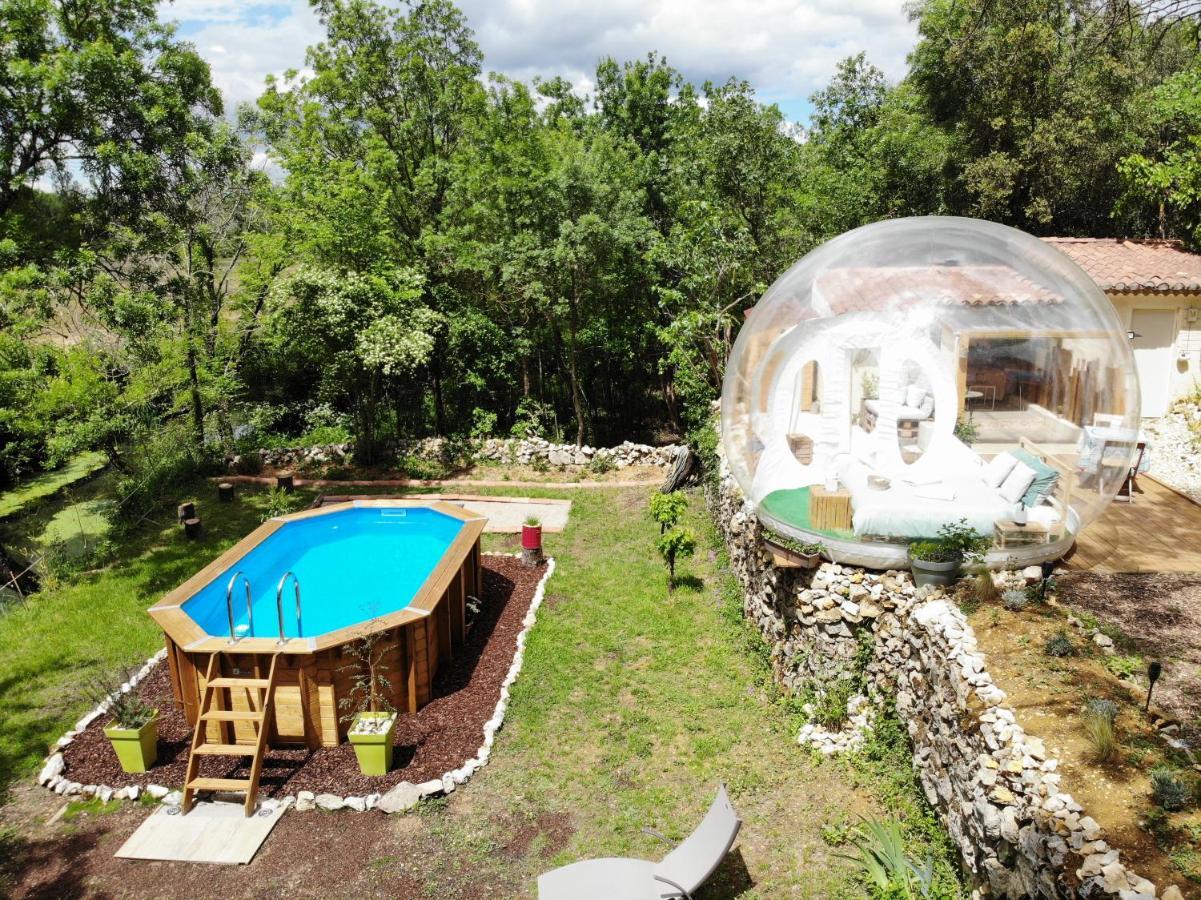 La Bulle Etoile Hotell Allegre Les Fumades Exteriör bild
